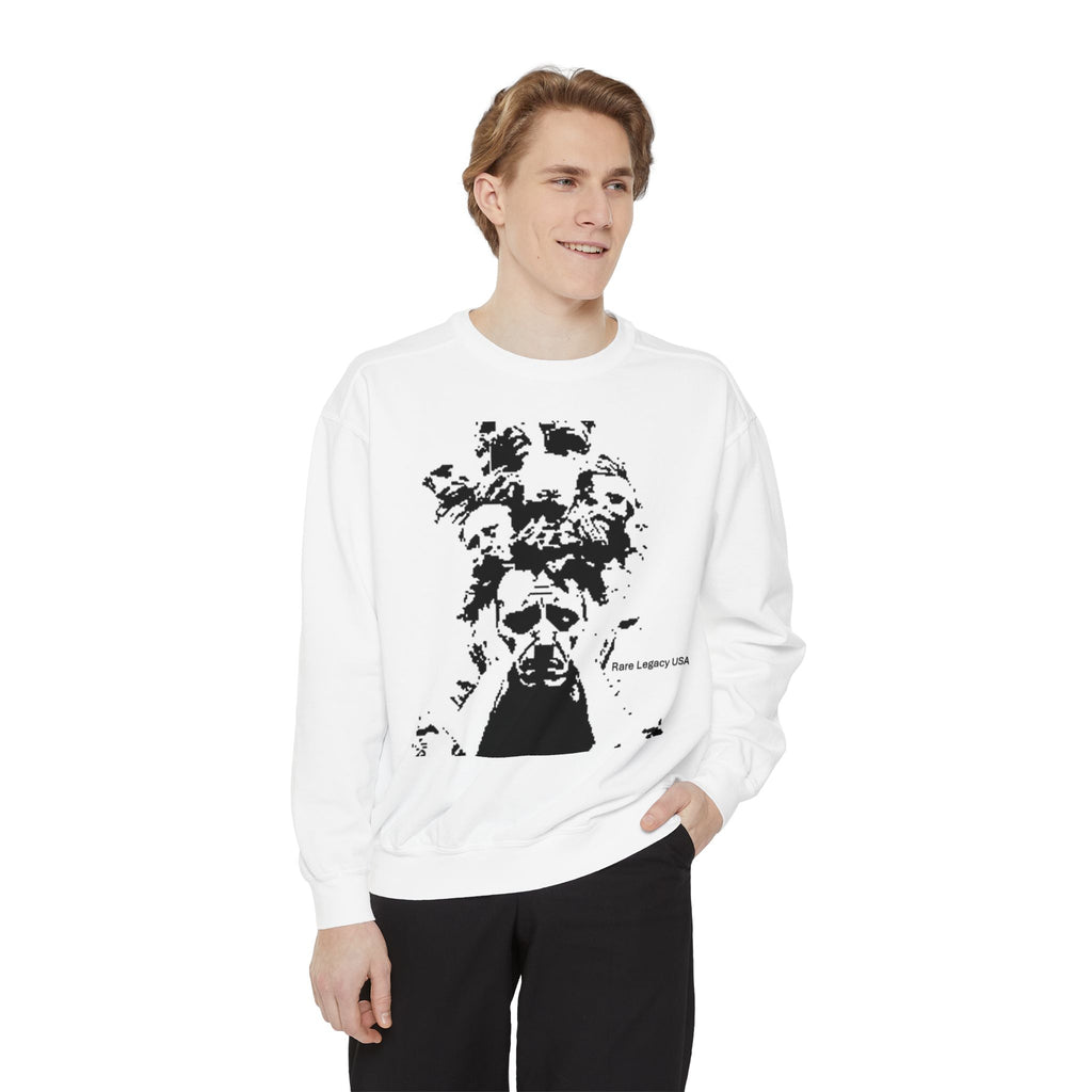 Skull Blossom Sweatshirt — Floral Skull Graphic Pullover