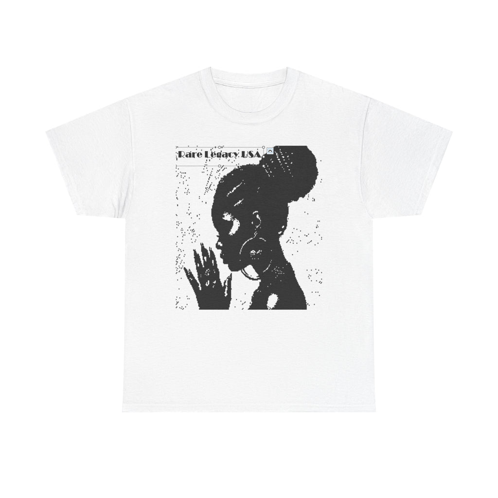 Black Beauty Silhouette Tee — "Pure Black Queen" Graphic T-Shirt