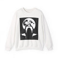 Crewneck Sweatshirt — Moon Heart Silhouette Graphic