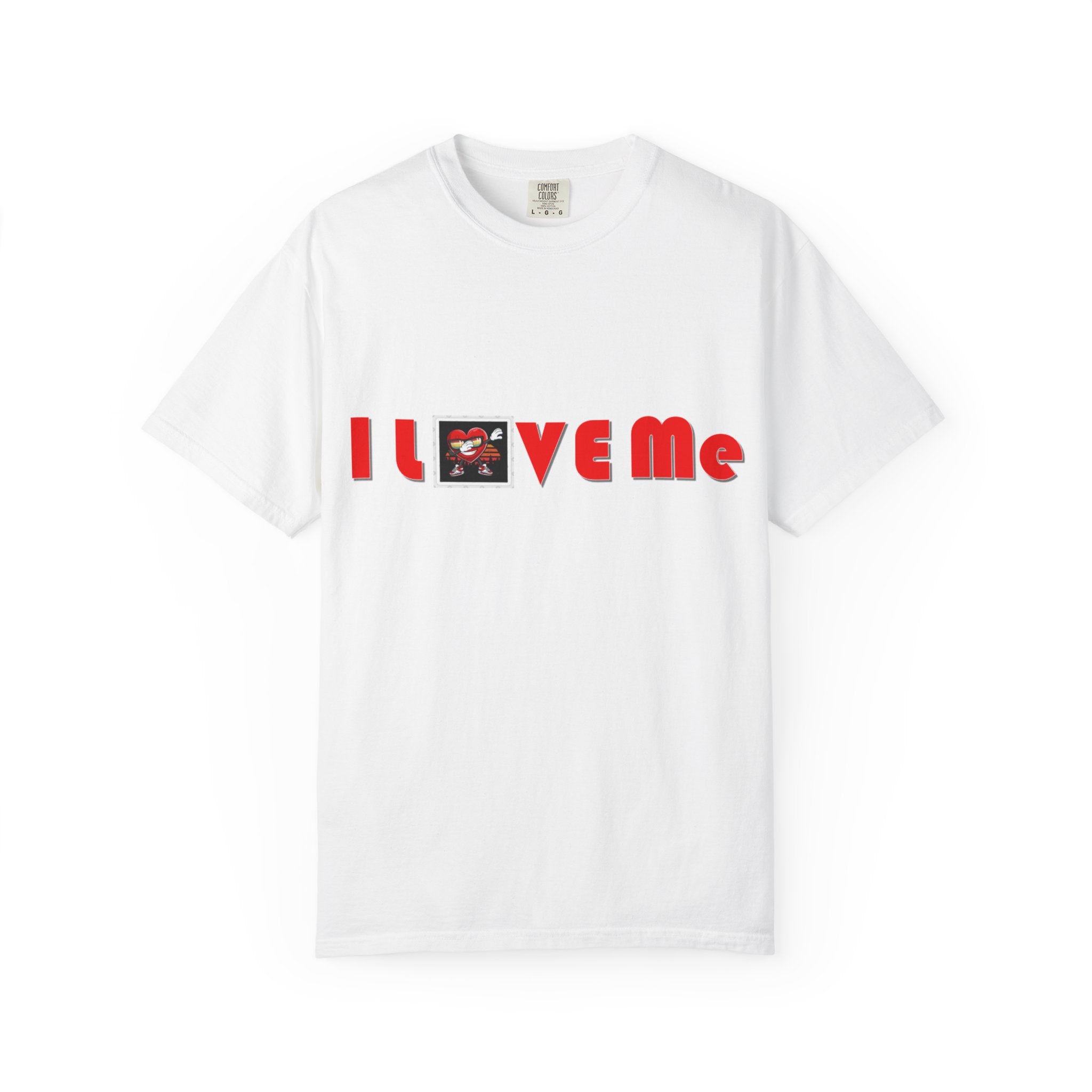 I Love Me T-Shirt — Retro Red Self-Love Graphic Tee