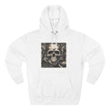 Skull & Roses Hoodie — Vintage Gothic Skull Graphic Pullover