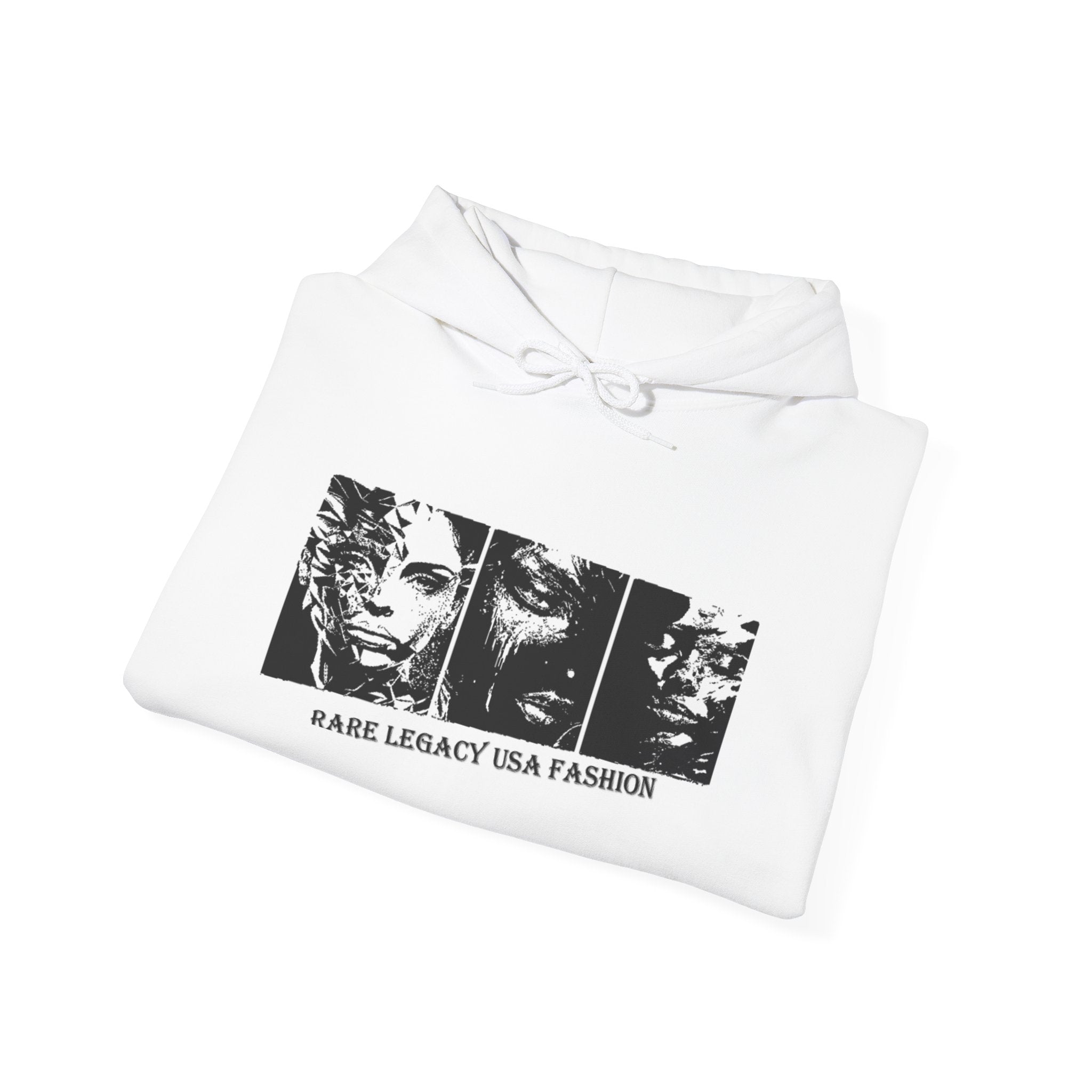 Hoodie — Rare Legacy Was a Fashion Black & White Graphic Sweatshirt