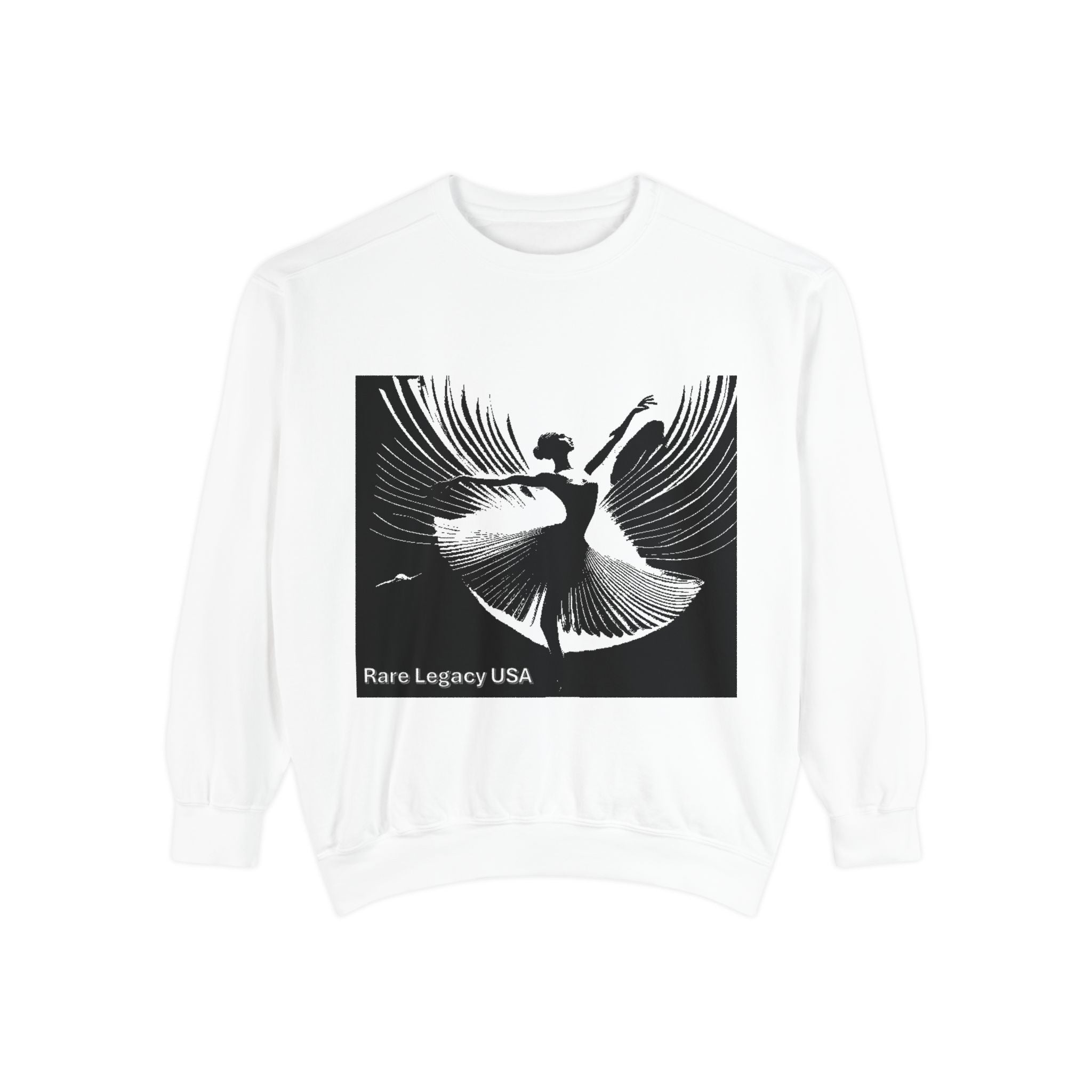 Dancer Silhouette Sweatshirt — Rare Legacy USA Graphic Crewneck
