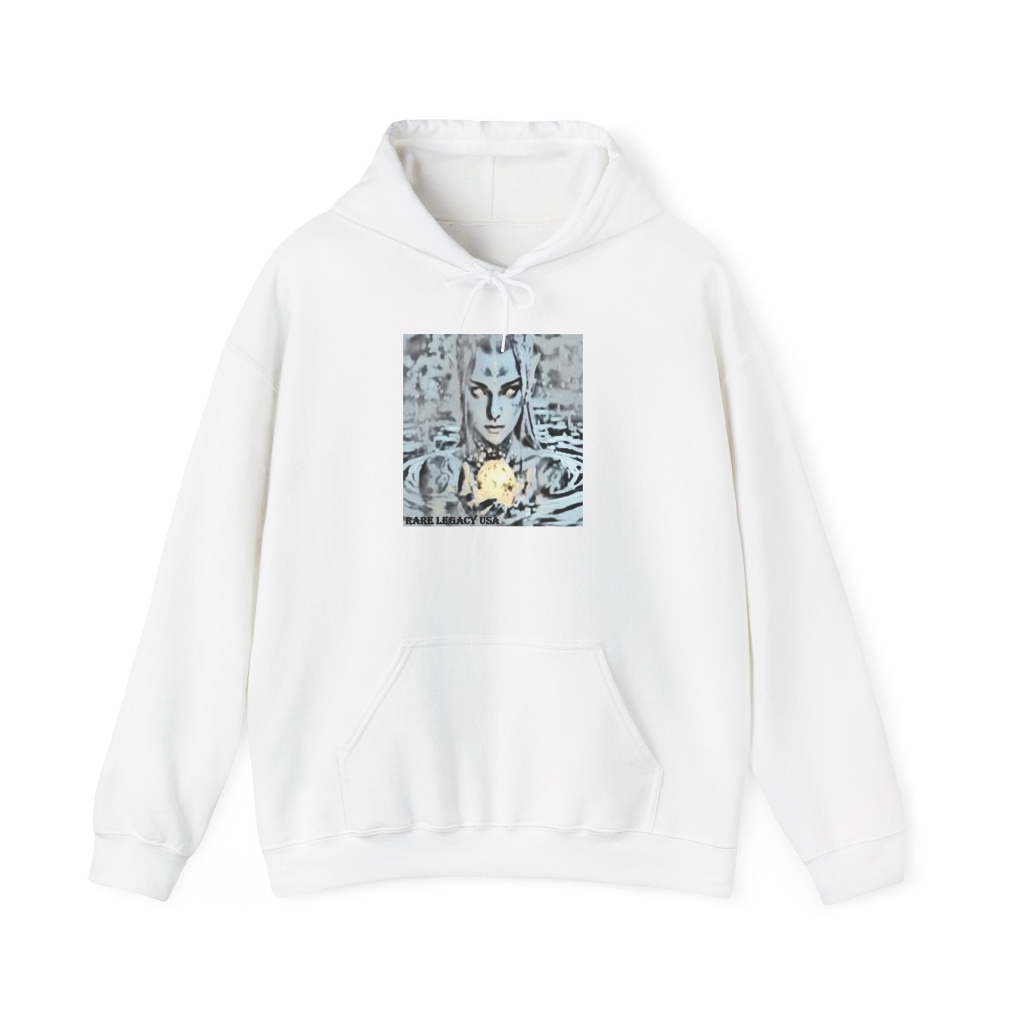 Egyptian Pharaoh Art Hoodie — Vintage Tutankhamun Illustration Sweatshirt