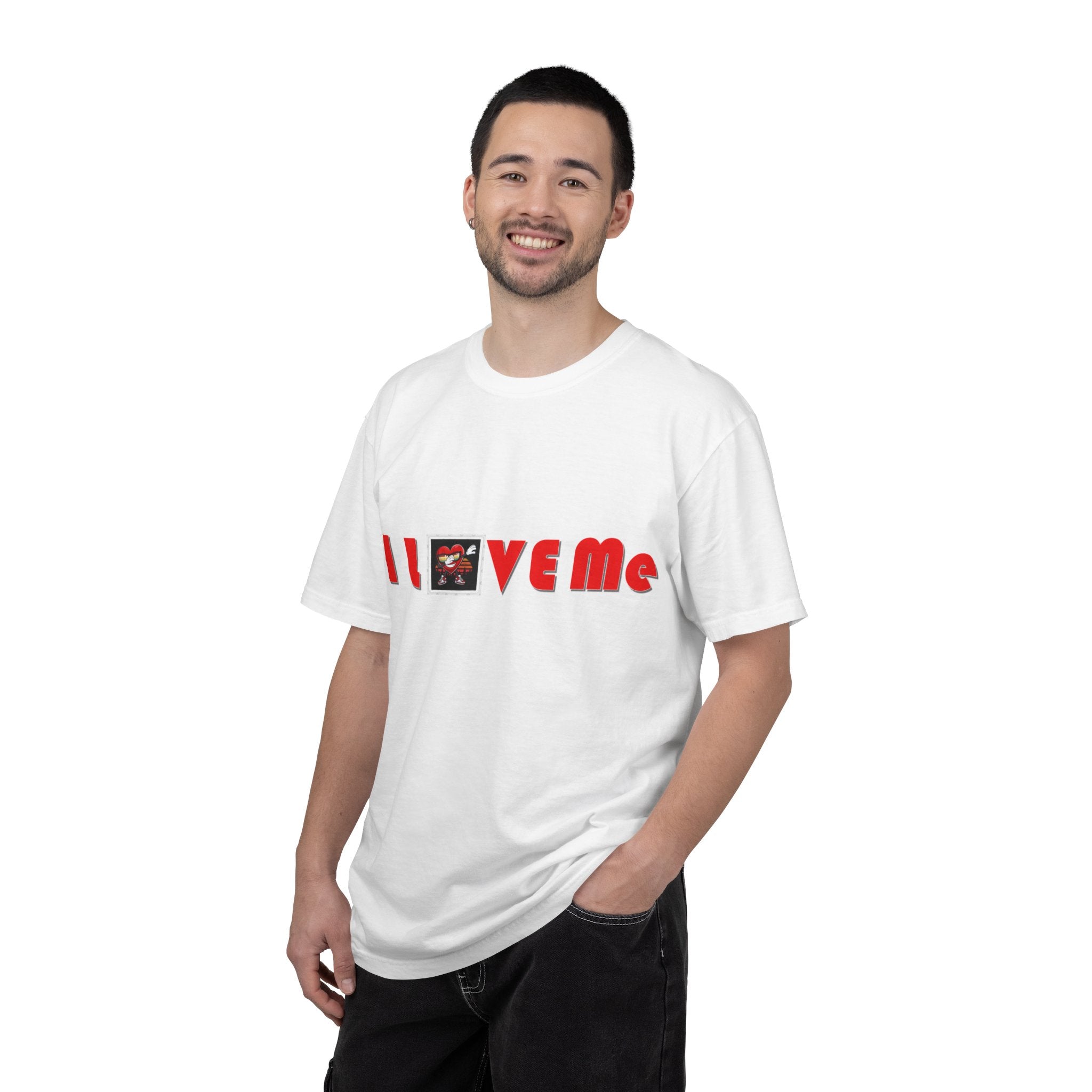 I Love Me T-Shirt — Retro Red Self-Love Graphic Tee