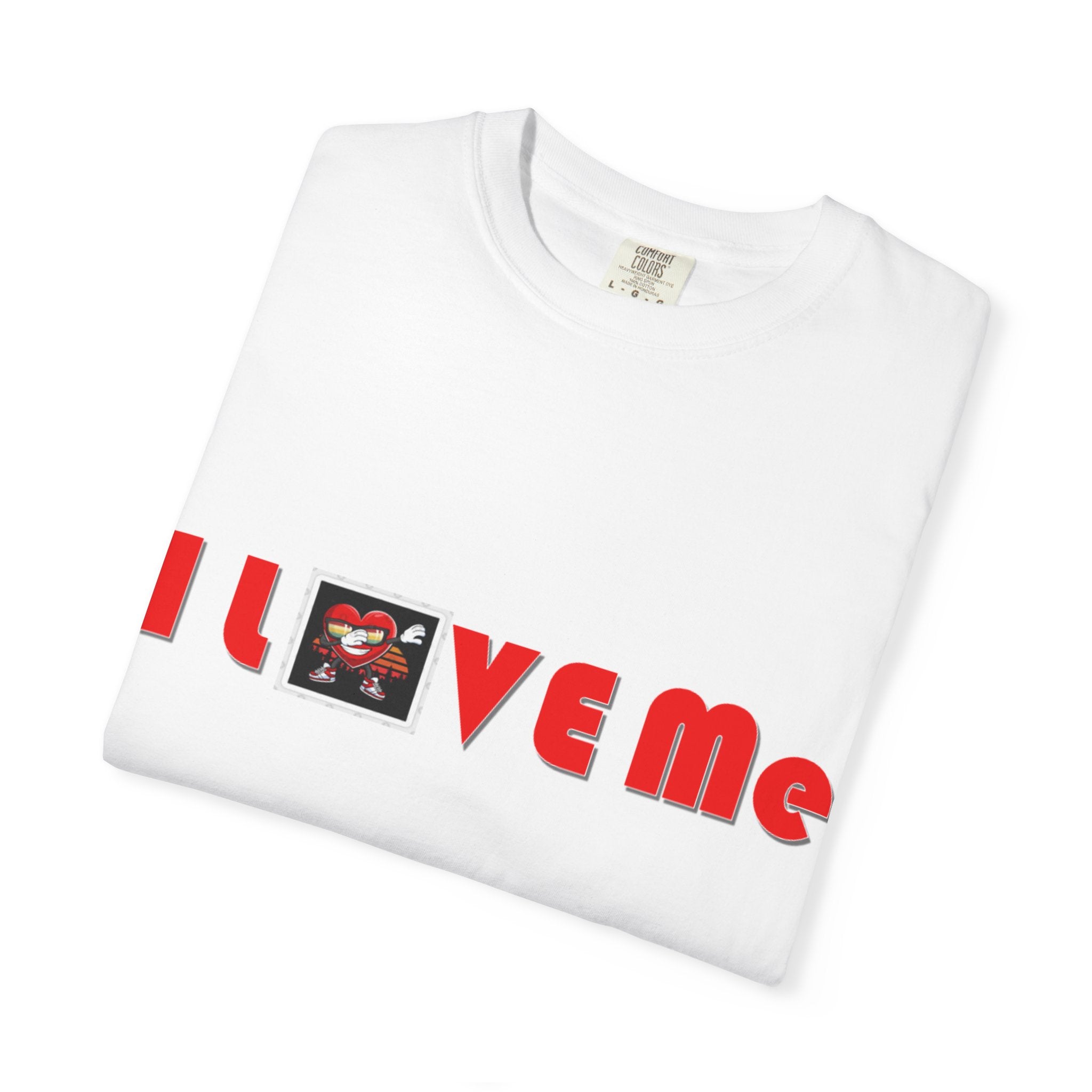 I Love Me T-Shirt — Retro Red Self-Love Graphic Tee