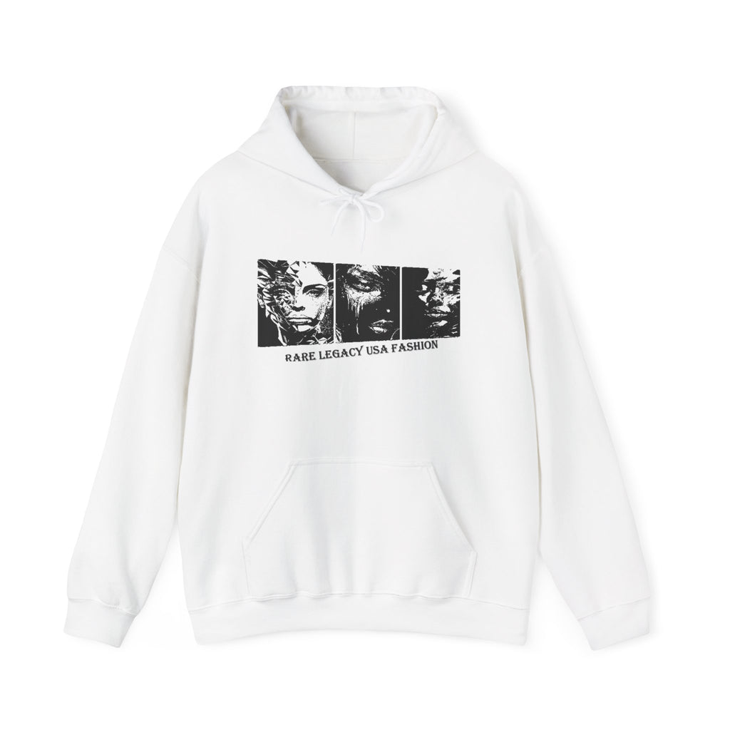 Hoodie — Rare Legacy Was a Fashion Black & White Graphic Sweatshirt