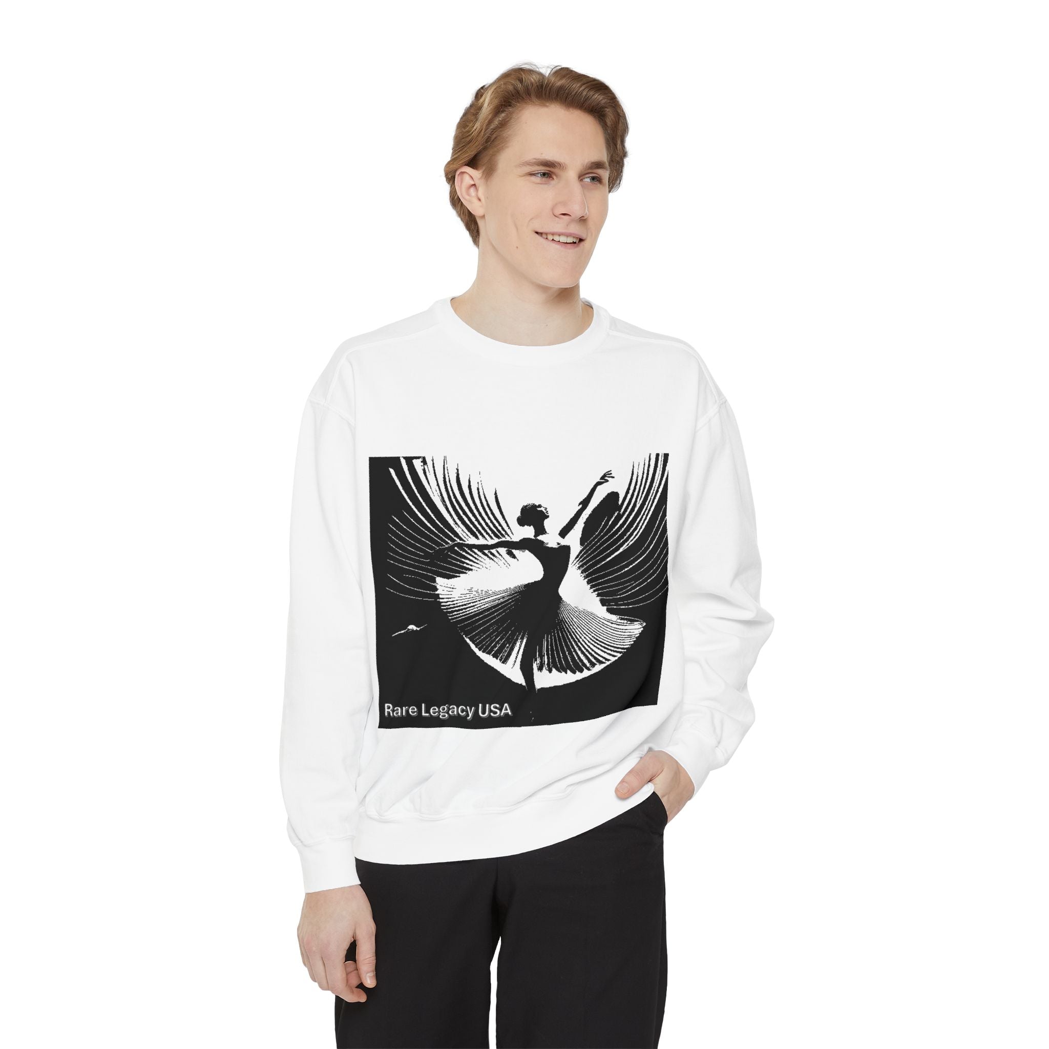 Dancer Silhouette Sweatshirt — Rare Legacy USA Graphic Crewneck